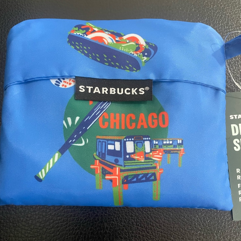 Starbucks Discovery Series Reusable Tote Bag - Chicago Series - Picture 2 of 5